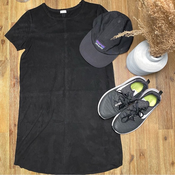 ๐๏ธ 4 for 20$ - Garage Faux Suede T-Shirt Dress / Black / XS - Picture 6 of 8